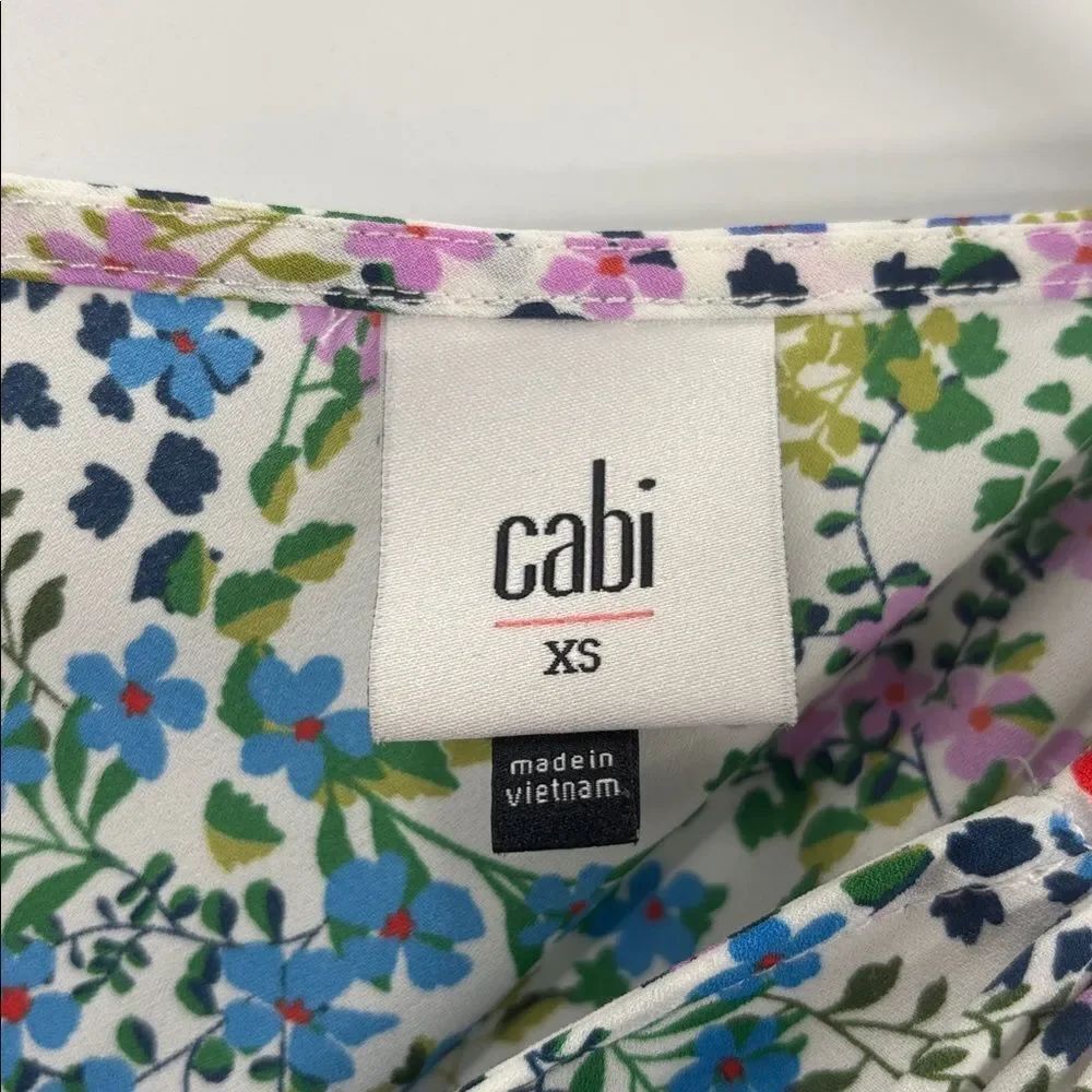 Cabi 5917 Floral Rotation Tank Spring Size XS - Picture 5 of 11